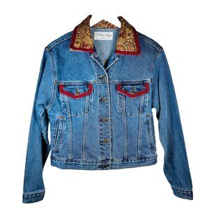 Tasha Polizzi TP Saddleblanket Jean Jacket Western Denim Rodeo Boho